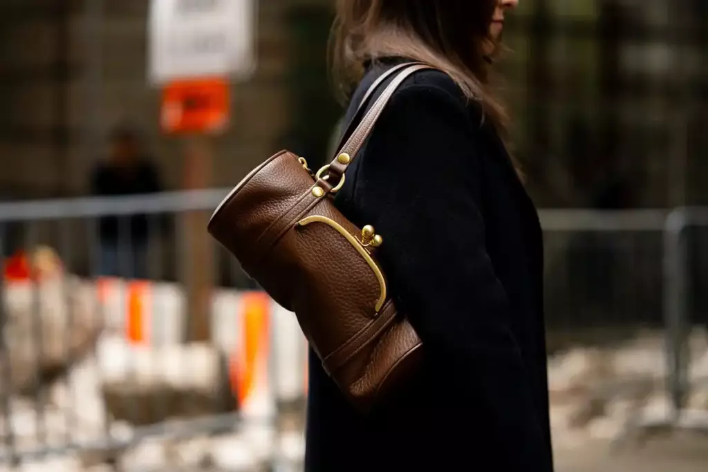 17 лучших сумок 9 coach barrel bag brown