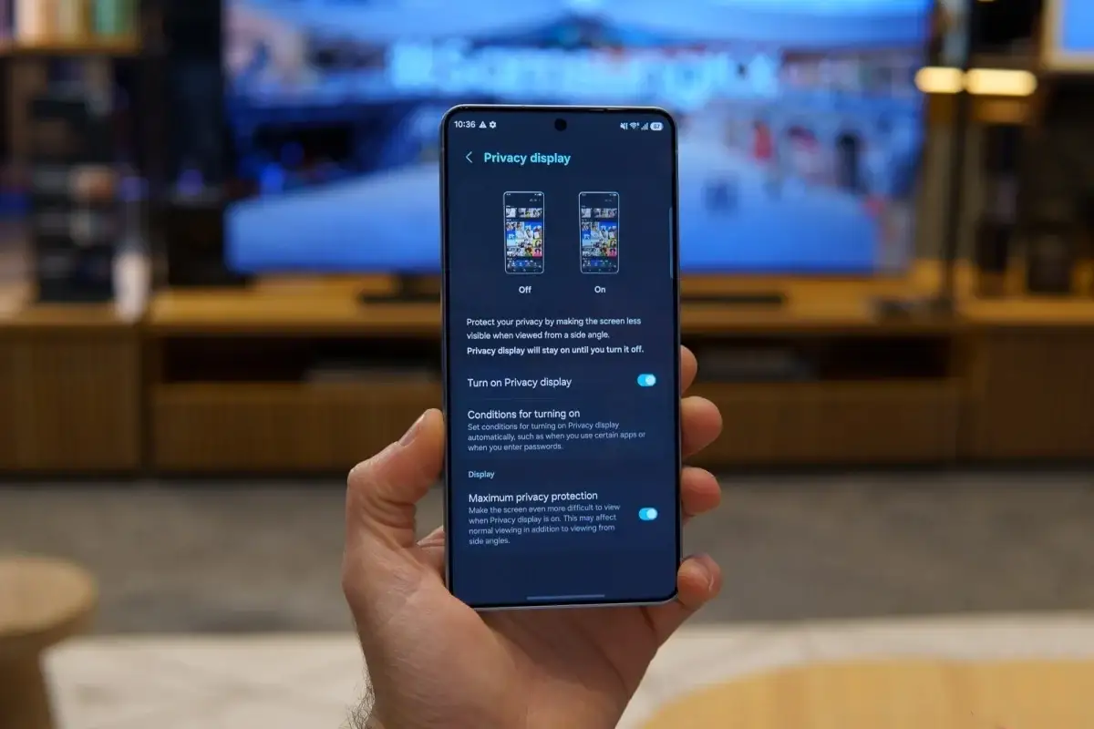 galaxy s26 ultra privacy display