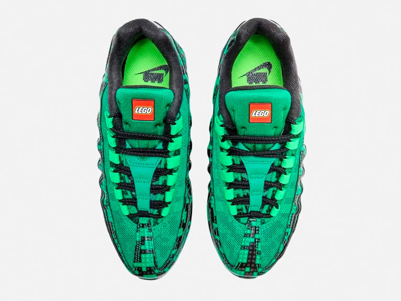 lego x nike air max 95 lucky green kids sneaker 3